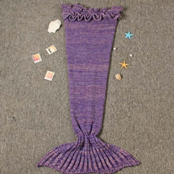 New Mermaid Tail Blankey Quilt Sleepingbag FUN GIFT - Picture 7 of 9